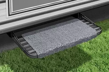 Non-slip cover for motorhome caravan entrance step.G