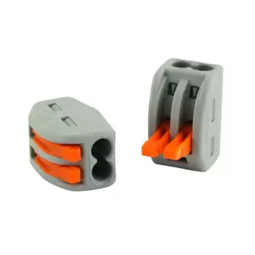 Quick connection strip from 2.5 to 4 mm, 2 poles