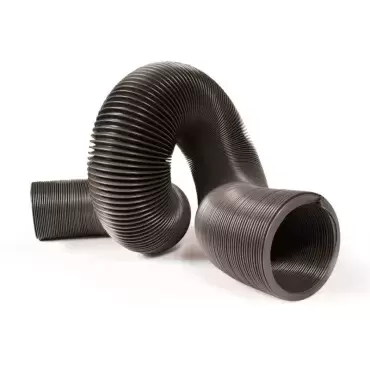 70mm 3" tube with 2.60 meters of flexible drainage for gray and black water from caravans, motorhomes and campers.