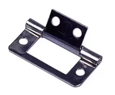 Flat hinge 51x23 mm bronze color for caravan, motorhome or camper
