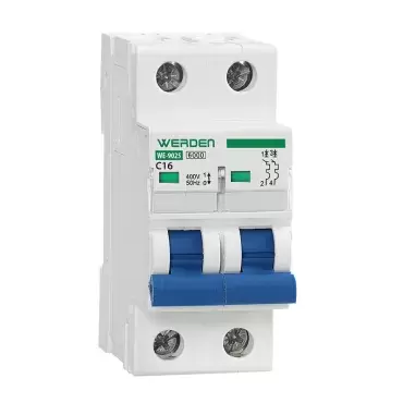 Werden Magnetothermic Switch 2 P 16 AH, for installations in caravans, motorhomes and camper.