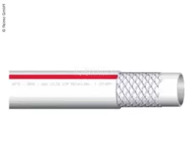 10 mm drinking water hose for hot water line, for caravans, motorhomes and camper.