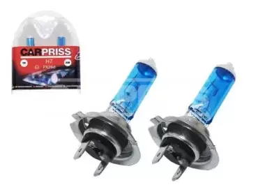 Case 2 bulbs H7 60% MORE TYPE XENON blue 12v 55w universal motorhome camper