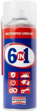 Multipurpose lubricant spray oil 200ml 6 in 1