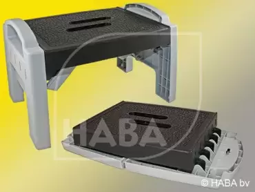 Foldable motorhome caravan entrance step