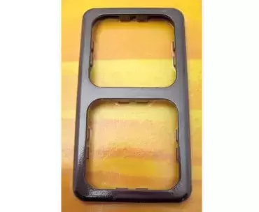 Double frame, CLASSIC line for BROWN switches and plugs for caravans, motorhomes and camper.