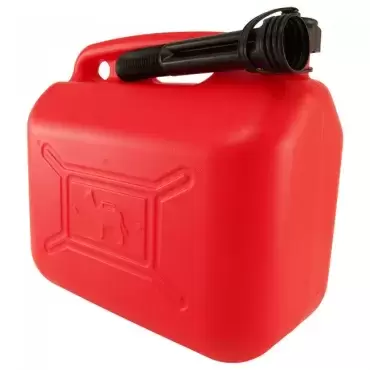 Plastic gasoline drum 10 liters approved