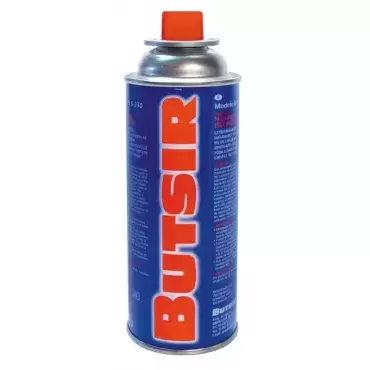 Butsir model B-250 butane gas cartridge for kitchens and barbecues camping caravaning