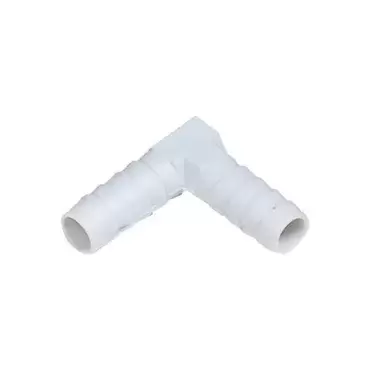 12 mm 90º plastic elbow for water connections in caravans, motorhomes and campers.