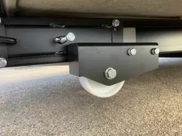 Goldschm!tt anti-friction rear wheels with support for motorhomes.