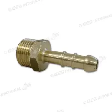 Male connector with 3/8" thread to 10 mm tube connection outlet