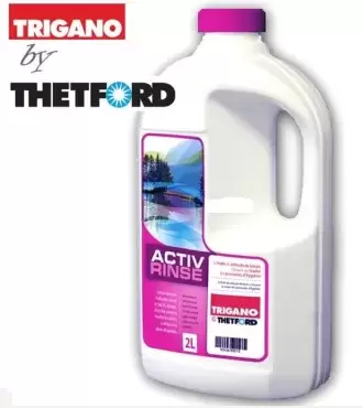 Activ Rinse pink Trigano Thetford 2 liters for caravan and motorhome tanks.