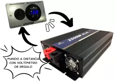 Onda Pura 2500W, 230V, 12V power inverter for caravans, motorhomes, camper and 4x4 overland.