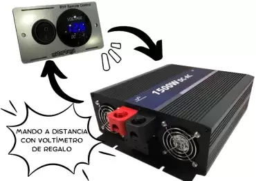 Onda Pura 1500W, 230V, 12V power inverter for caravans, motorhomes, camper and 4x4 overland.