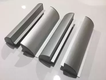 20 cm aluminum support with covers for solar panel