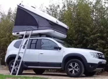 Rooftop tent SPACE EVO white JAMES BAROUD