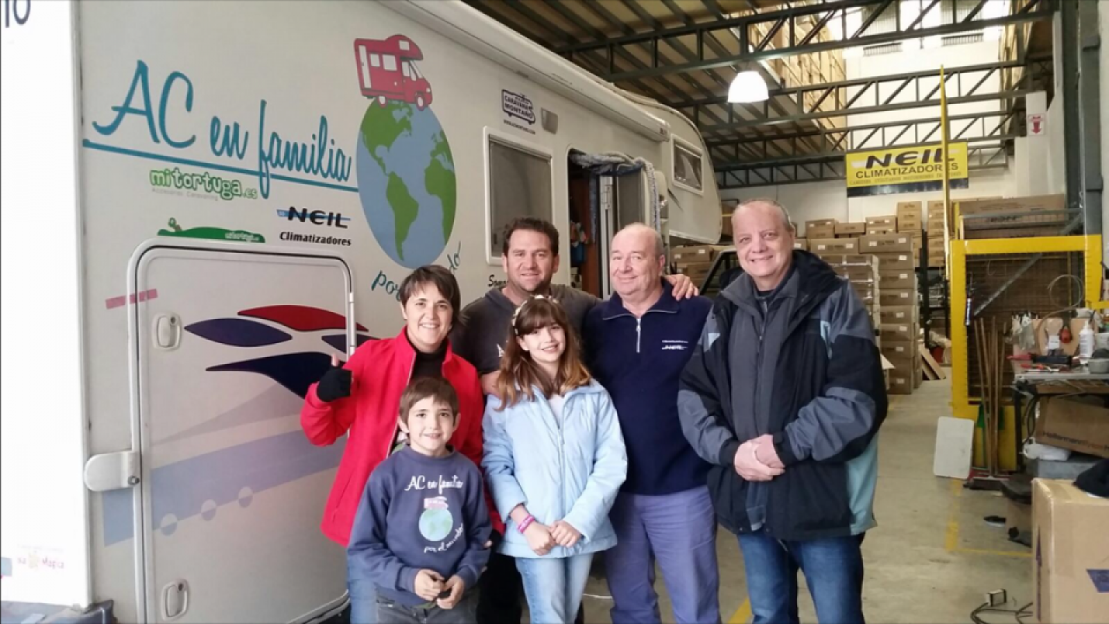 SPONSORSHIP OF MITORTUGA.ES AND AIR CONDITIONERS NEIL MOTORHOME IN FAMILY