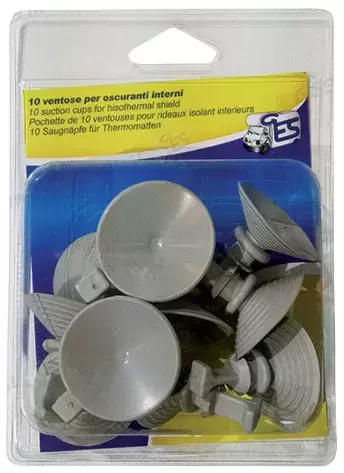 Pack de 10 ventosas para aislante interior para autocaravana, caravana y camper