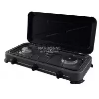 Hornillo exterior camping 3 fuegos para caravanas, autocaravanas, camper y 4X4 overland.