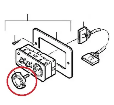 Recambio de mando para calefacción Truma Trumatic E 2400, Trumatic E 4000 para autocaravana, caravana y camper.