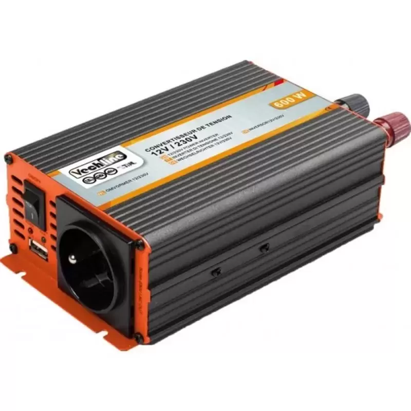 Inversor VECHLINE 600W  onda modificada, caravanas, autocaravanas, camper y 4x4 overland.