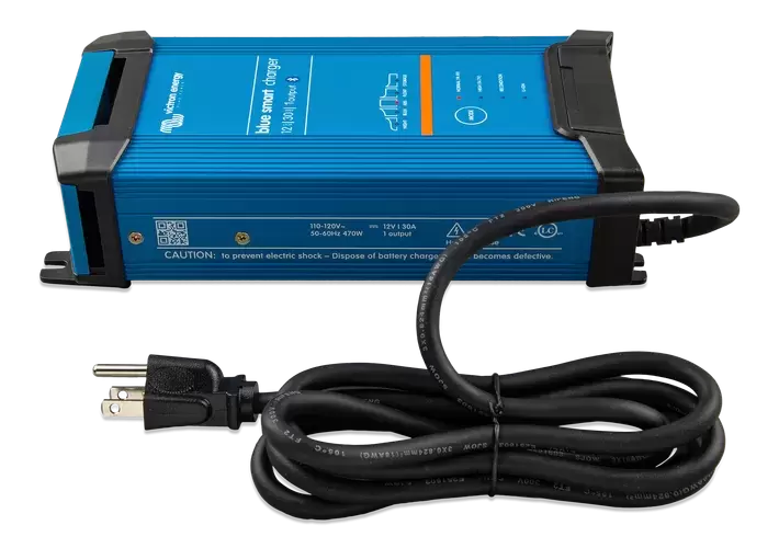 Cargador de baterias Victron Bluetooth Smart IP22 12V y 30AH de carga para caravanas, autocaravanas, camper y 4x4 overland.