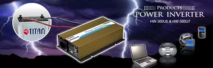 Inversor TITAN 300W onda pur Ref.HW-300U6