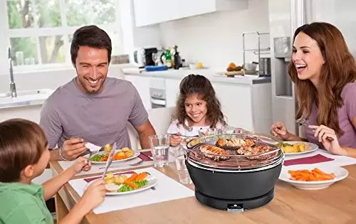 Barbacoa carbon Vesubio Lottuss Grill caravaning
