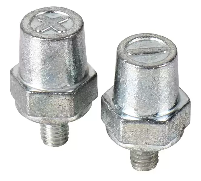 Adaptador bornas de baterias con tornillo metrica 6 marca NDS.