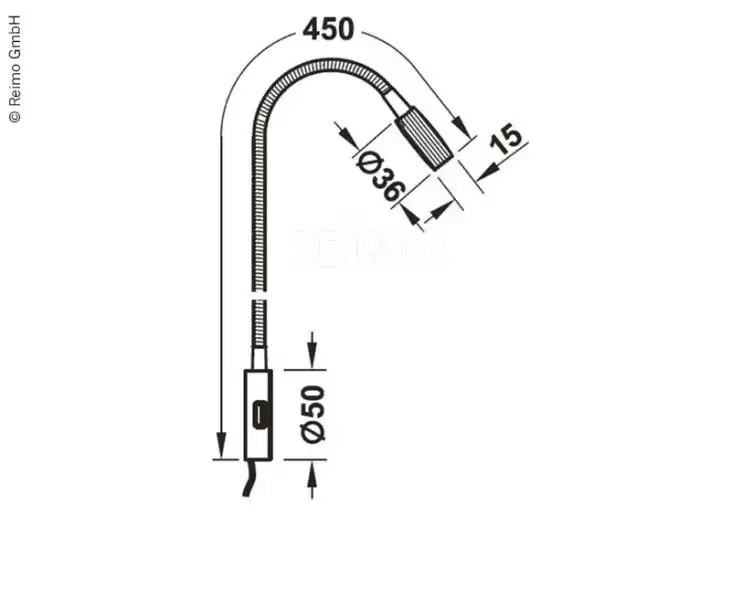 Luz de lectura o aplique Led 12V