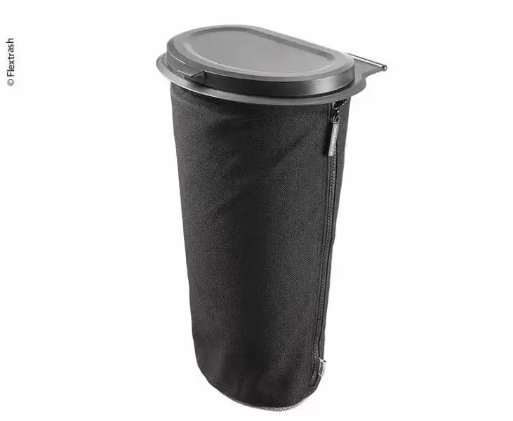 Papelera plegable para basura Flextrash multifunción 9 litros, camping caravaning