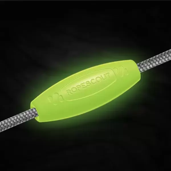 Clips luminosos  8 piezas para marcaje y señalización de vientos de tiendas de campaña y toldos de caravanas, autocaravanas y camper.