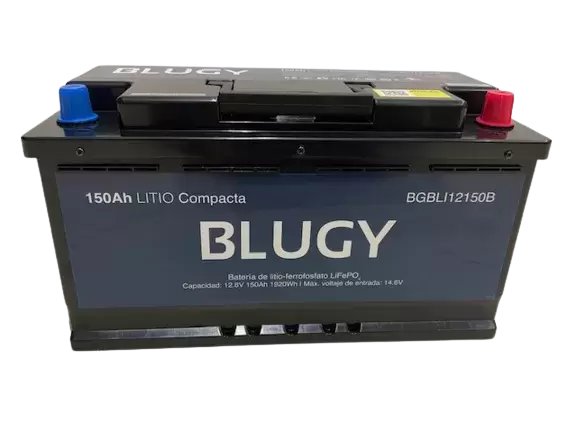 Bateria de Litio 12V 150AH instalación bajo asiento de autocaravanas y camper.