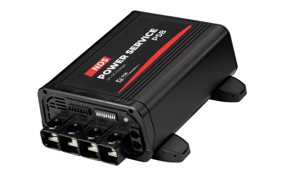 Booster NDS DOMETIC Powerservice PSB 12V 40A / 60A / 80A, alternador inteligente, alternador Smart y Euro 6 para autocaravanas y camper.