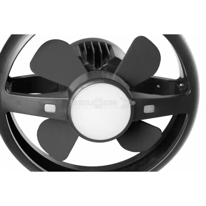 Ventilador y lampara Led recargable camping, caravaning, overland.