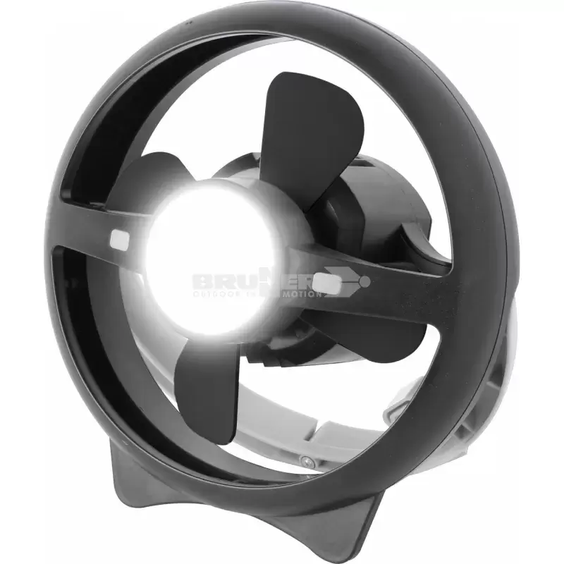 Ventilador y lampara Led recargable camping, caravaning, overland.