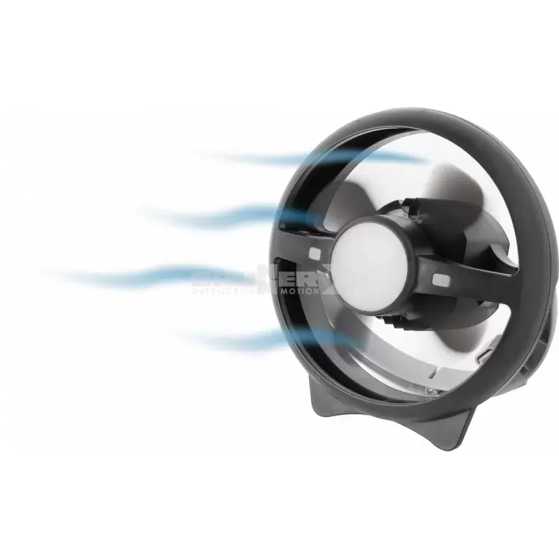 Ventilador y lampara Led recargable camping, caravaning, overland.