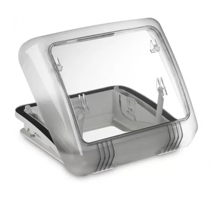 Claraboya Dometic Micro Heki 28x28 con Oscurecedor y Mosquitera SIN ventilación forzada para caravanas, autocaravanas y camper.