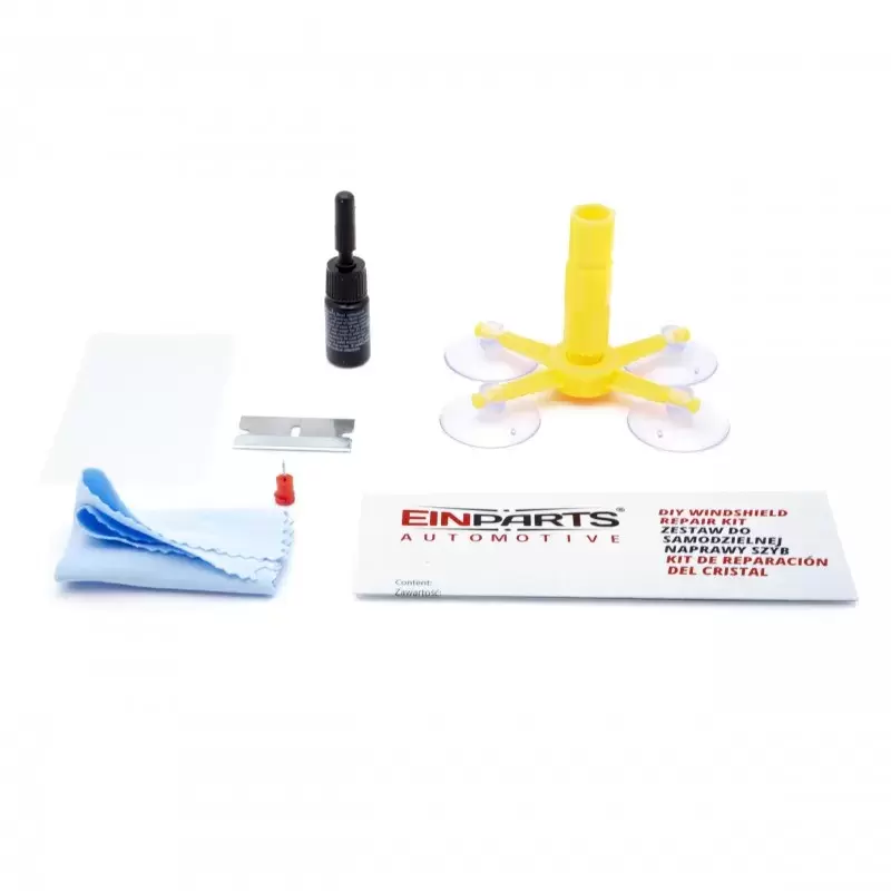 El kit para la autorreparación / renovación de vidrio le permite eliminar astillas, arañazos profundos y grietas.