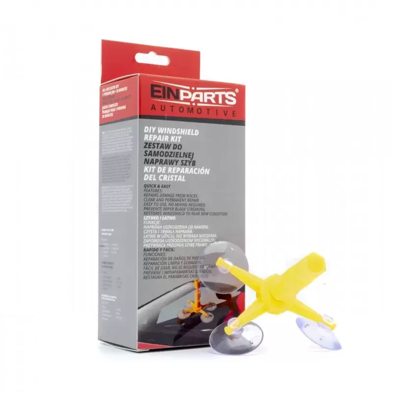 El kit para la autorreparación / renovación de vidrio le permite eliminar astillas, arañazos profundos y grietas.
