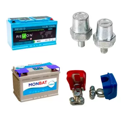 motorhome batteries and battery accessories