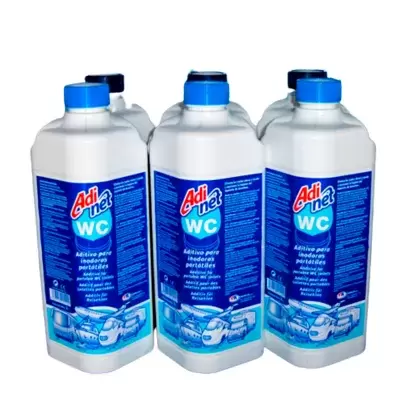 boxes of bathroom products wc motorhome