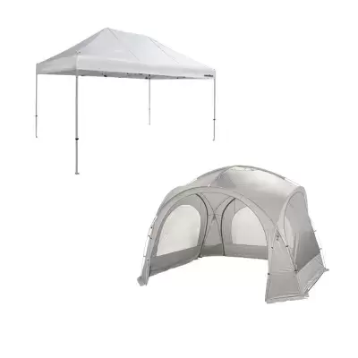 Folding tents for motorhomes, caravans and campers. Also, tent accessories for camping.