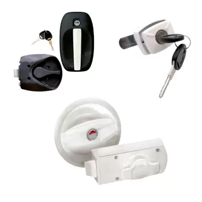 Locks and cylinders for doors and chests for motorhomes, caravans and camper.