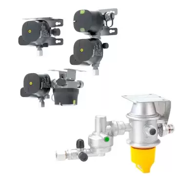 Duo Control horizontal and vertical gas accessories for motorhomes, caravans, campers and camping