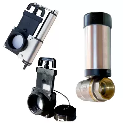 electric valves and motorhome drain valves
