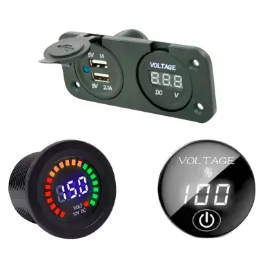 motorhome voltmeters